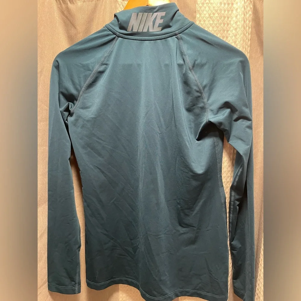 Nike Dark Teal Half-Zip Performance Top medium nike pro